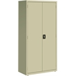 Scranton & Co Welded Metal Storage Cabinet with 4 Shelves in Putty