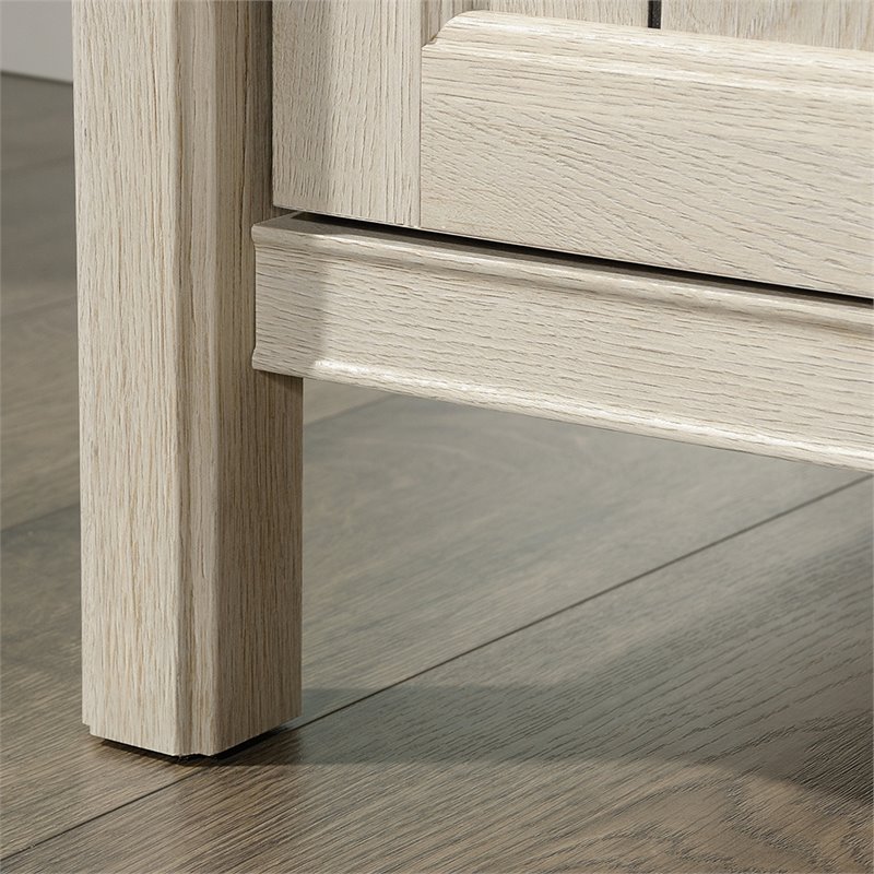 Scranton & Co Engineered Wood Computer Desk with Chalked Chestnut Finish