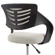 Scranton & Co Adjustable Ergonomic Drafting Chair in Gray Mesh