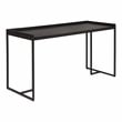 Scranton & Co Modern Wood Computer Desk with USB Port in Black
