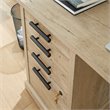 Scranton & Co Credenza Desk with File Storage in Prime Oak Finish