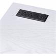 Scranton & Co Metal Writing Desk with USB Ports in White