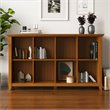 Scranton & Co 8-Cube Light Golden Brown Wood Sofa Table