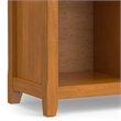 Scranton & Co 8-Cube Light Golden Brown Wood Sofa Table