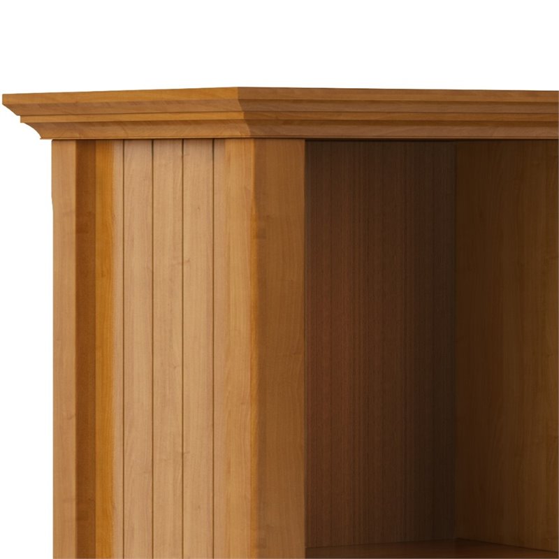 Scranton & Co 8-Cube Light Golden Brown Wood Sofa Table
