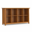 Scranton & Co 8-Cube Light Golden Brown Wood Sofa Table