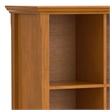 Scranton & Co 8-Cube Light Golden Brown Wood Sofa Table