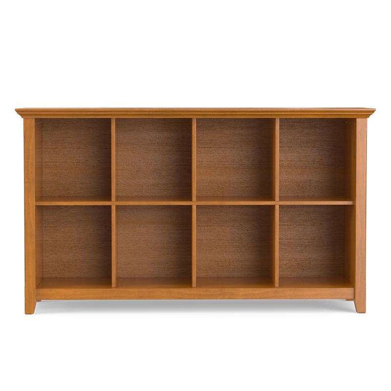 Scranton & Co 8-Cube Light Golden Brown Wood Sofa Table