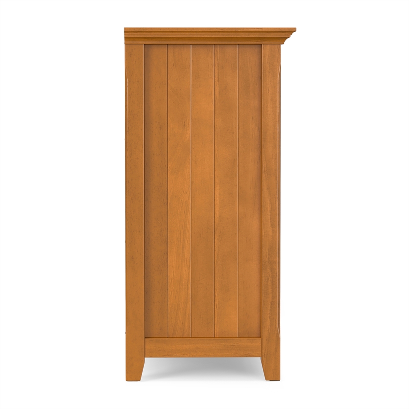 Scranton & Co 8-Cube Light Golden Brown Wood Sofa Table