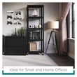 Scranton & Co Metal 2-Drawer Lateral File Cabinet in Black