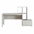 Scranton & Co Wood Desk with Multi-Storage in White Oak