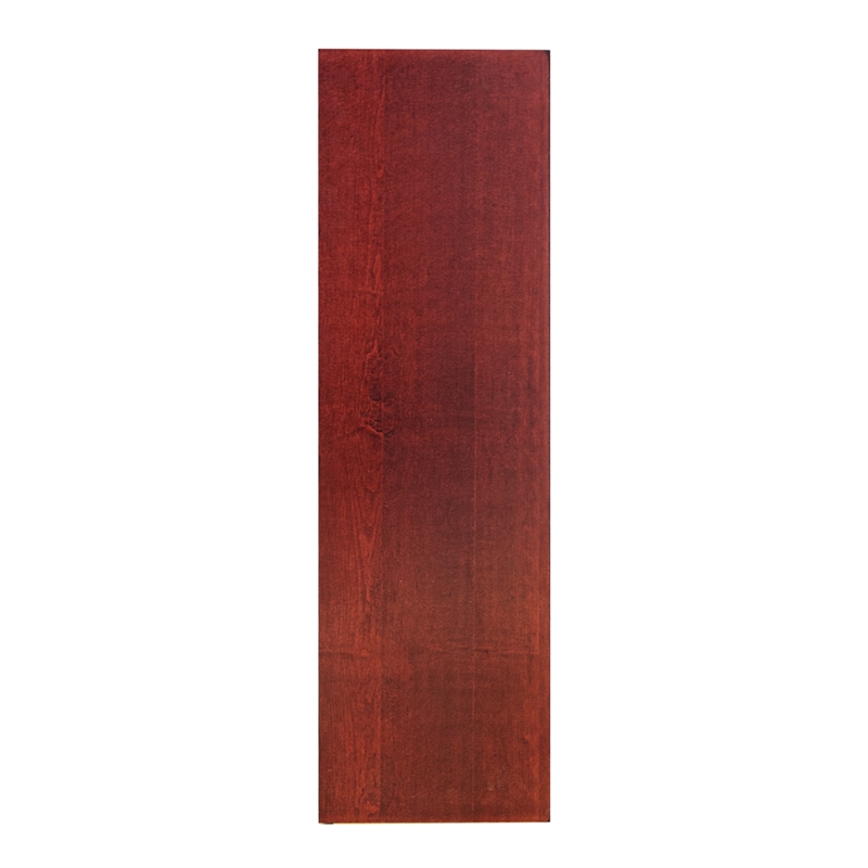 Scranton & Co 9-Shelf Triple Wide Wood Bookcase in Cherry Finish 36 x 72 in