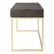 Scranton & Co Contemporary Lift-Top Writing Desk in Walnut Finish