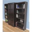 Scranton & Co 15 Shelf Espresso Wood Bookcase with Storage Cabinet