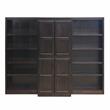 Scranton & Co 15 Shelf Espresso Wood Bookcase with Storage Cabinet