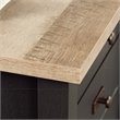 Scranton & Co L-Shaped Desk with Storage in Raven Oak Finish