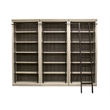 Scranton & Co 94-Inch Tall 3-Piece Wood Bookcase Wall in White