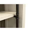Scranton & Co 94-Inch Tall 3-Piece Wood Bookcase Wall in White