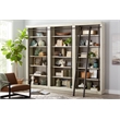 Scranton & Co 94-Inch Tall 3-Piece Wood Bookcase Wall in White