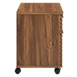 Scranton & Co Modern Two-Drawer File Cabinet with Walnut Finish