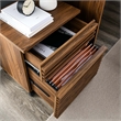 Scranton & Co Modern Two-Drawer File Cabinet with Walnut Finish