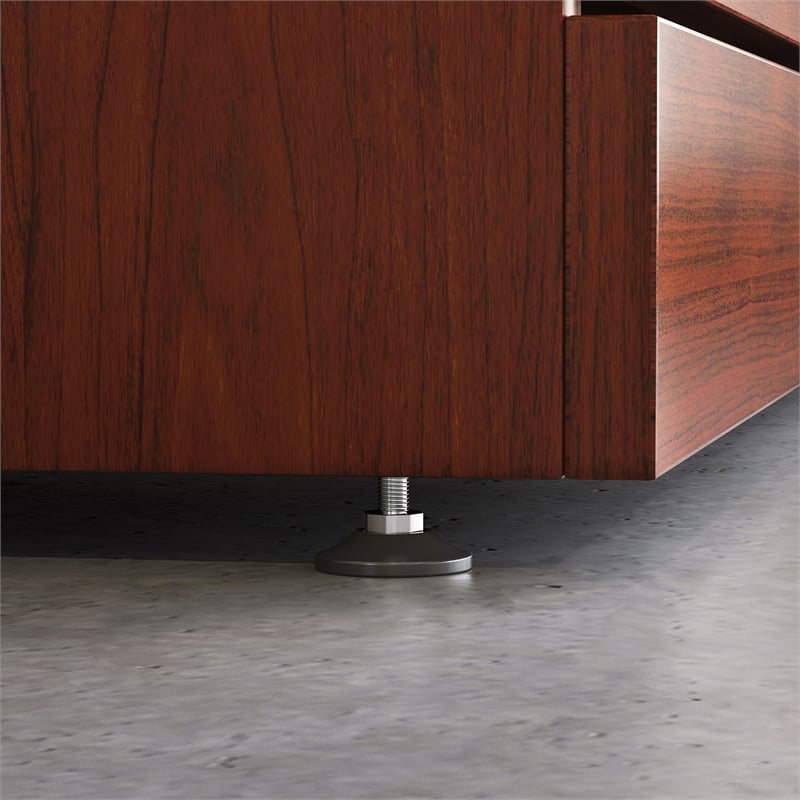 Scranton & Co Lateral Filing Cabinet with 2 Drawers in Classic Cherry