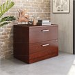 Scranton & Co Lateral Filing Cabinet with 2 Drawers in Classic Cherry