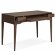 Scranton & Co 48 Inch Mid-Century Solid Rubberwood Desk in Walnut Brown