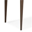 Scranton & Co 48 Inch Mid-Century Solid Rubberwood Desk in Walnut Brown