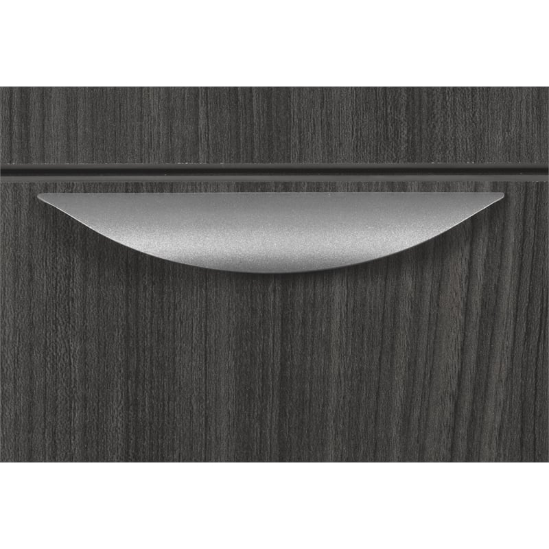 Scranton & Co Box Box File Pedestal with 3 Locking Drawers in Ash Grey