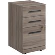 Scranton & Co 3-Drawer Mobile Filing Cabinet in Engineered Wood Hudson Elm
