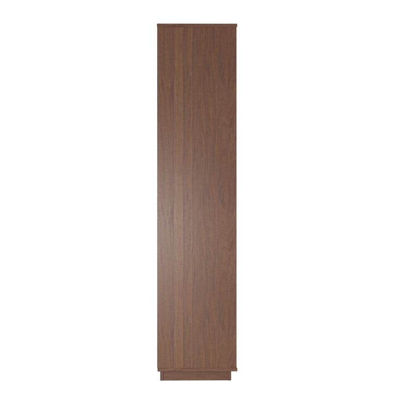 Scranton & Co Mid Century Bookcase with Drawer in Walnut Wood Finish