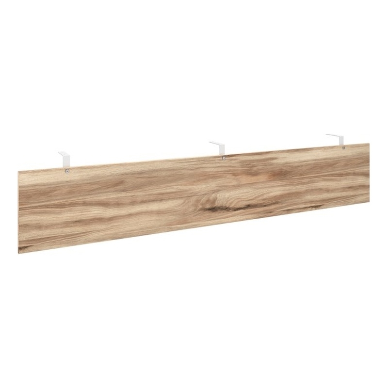 Scranton & Co Engineered Wood & Metal Desk Modesty Panel in Kiln Acacia