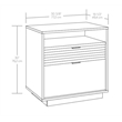 Scranton & Co 2-Drawer Lateral File in Engineered Wood Ashen Oak