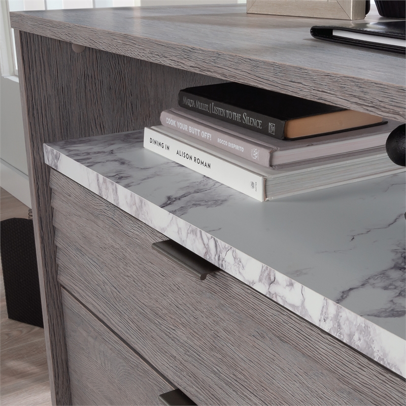 Scranton & Co 2-Drawer Lateral File in Engineered Wood Ashen Oak