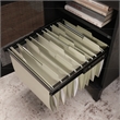 Scranton & Co Coastal Engineered Wood L-Desk in Raven Oak Finish