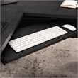 Scranton & Co Coastal Engineered Wood L-Desk in Raven Oak Finish