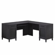 Scranton & Co Coastal Engineered Wood L-Desk in Raven Oak Finish