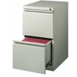 Scranton & Co Set of 12 Mobile 2-Drawer Steel File Cabinets in Gray