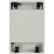 Scranton & Co Set of 12 Mobile 2-Drawer Steel File Cabinets in Gray