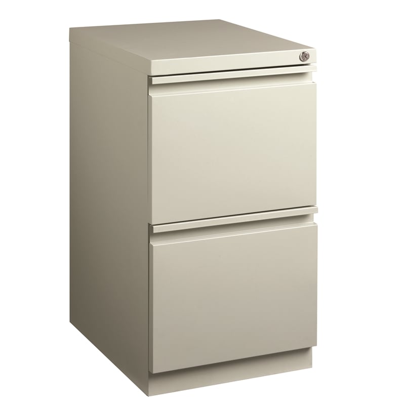 Scranton & Co Set of 12 Mobile 2-Drawer Steel File Cabinets in Gray
