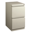 Scranton & Co Set of 12 Mobile 2-Drawer Steel File Cabinets in Gray