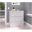 Scranton & Co 3-Drawer Metal Lateral File Cabinet Bundle in White