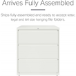 Scranton & Co 3-Drawer Metal Lateral File Cabinet Bundle in White