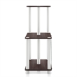 Scranton & Co 3-Cube Open Bookcase in Engineered Wood Espresso Finish
