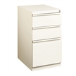 Scranton & Co Set of 12 White Metal 3-Drawer Mobile File Cabinets