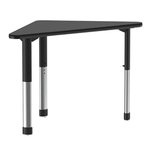 Scranton & Co Collaborative Desk with Black Granite Laminate Top