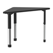 Scranton & Co Collaborative Desk with Black Granite Laminate Top