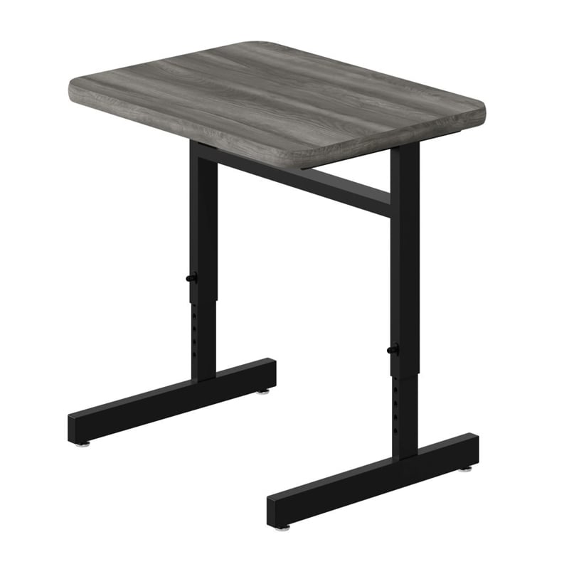 Scranton & Co Adjustable Height Computer Desk Driftwood Laminate