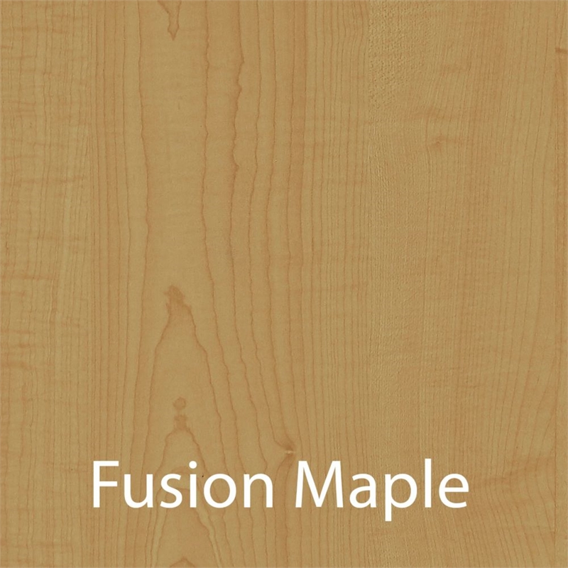 Scranton & Co Adjustable Height Computer Desk Maple Laminate